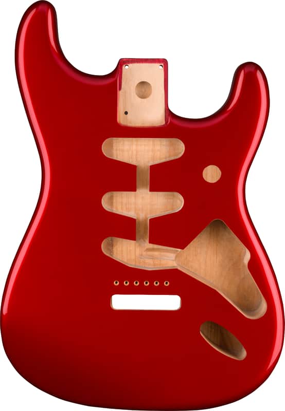 Fender Classic Series 60's Stratocaster SSS Alder Body Vintage Bridge Mount Candy Apple Red