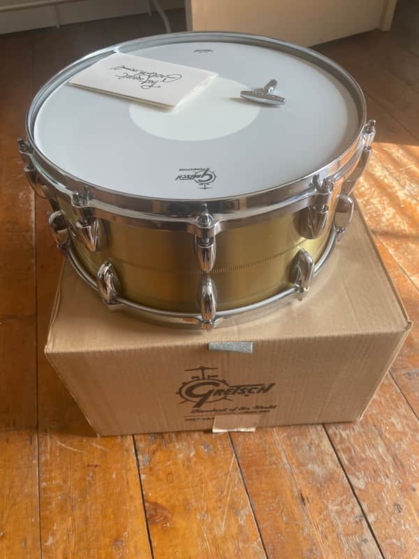 Gretsch G4169BBR USA Custom Bell Brass 6.5x14" 20-Lug Snare Drum 2018 - Present - Brass image 1