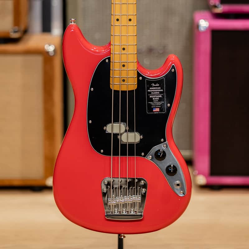 Fender Professional Classic Mustang Bass - Faded Dakota Red image 1