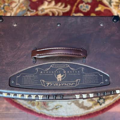 USED Traynor AM Standard 150w Vintage Brown Leatherette 2-Channel Stereo Acoustic Amp - No Cover image 2