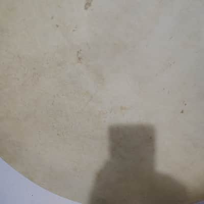 Unbranded 26" Calfskin Bass Drum Head 1940's/50's image 3