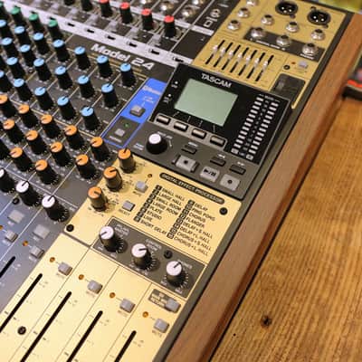 TASCAM Model 24 Multitrack Recorder / Mixer / USB Interface 2018 - Present - Black with Wood Cheeks image 3
