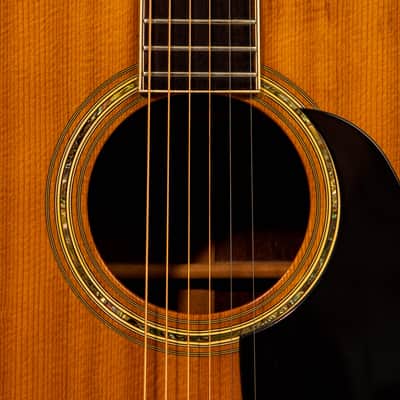 Yamaki F-185 1970s Solid Wood Dreadnaught Folk image 3