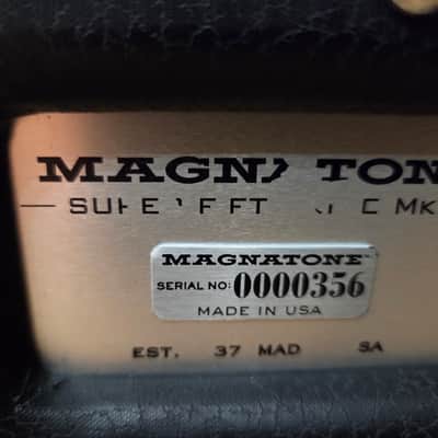 Magnatone Super Fifty-Nine MK II 2-Channel 45-Watt 1x12" Guitar Combo 2016 - 2018 - Black image 4