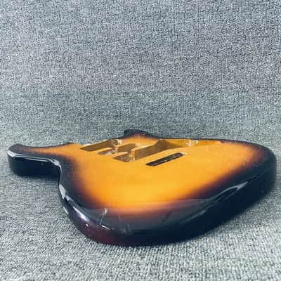 Tobacco Burst HSH Basswood Strat Style Guitar Body image 7