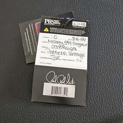 2024 PRS McCarty Singlecut 594 Core - Tobacco Sunburst w/New Original Case image 18