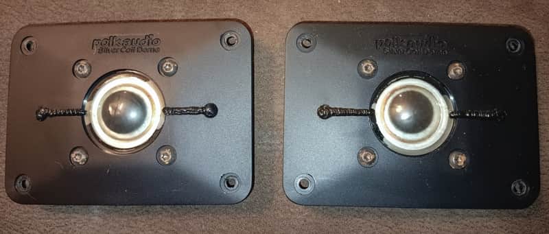 Polk Audio SL2000 Silver Coil Dome Tweeter Pair - Monitor Series 4,5,5Jr,7,10 image 1