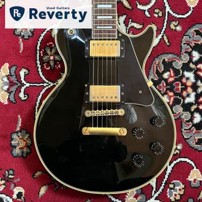 1999 Epiphone Japan LPC-80 Les Paul Custom Ebony MIJ Fujigen JDM Long Tenon image 2
