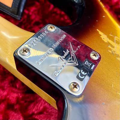 Fender LTD 1967 Stratocaster HSS Heavy Relic HREL Custom Shop strat 2022 - Sunburst image 10