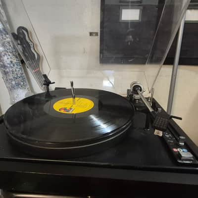 BIC 940 Automatic Record changer RESTORED/NEAR AUDIOPHILE at carbon fiber cart 70s - Black image 4