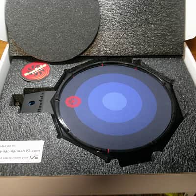 Synesthesia Mandala Drum V3 - USB & 5-PIN MIDI Controller Pad - Black and Blue image 9