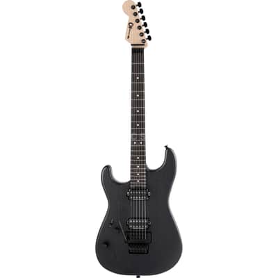 Charvel Pro-Mod San Dimas Style 1 HH FR Sassafras Left-handed Electric Guitar - Satin Black (B-Stock) image 1