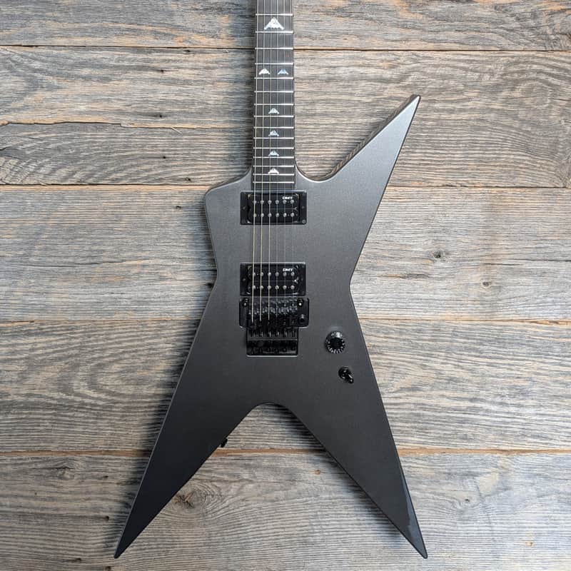Dean USA Flat Top Floyd Electric Guitar - Metallic Pewter image 1