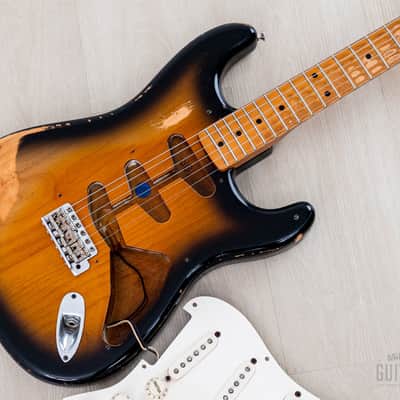1999 Fender American Vintage ‘57 Stratocaster Sunburst, 100% Original w/ Case image 23