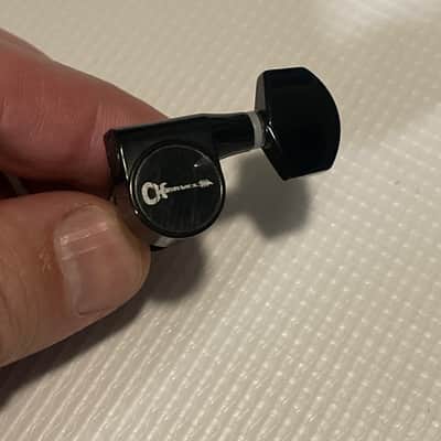 MIM Charvel Pro Mod 2H Black Tuners Tuning Pegs 6 In Line Dual Pin image 6