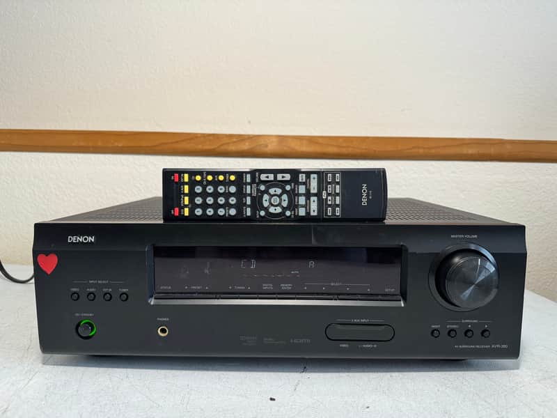 Denon AVR-390 Receiver HiFi Stereo Audiophile HDMI 5.1 Channel Surround Sound image 1