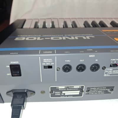 Roland Juno-106 61-Key Synth 1984 UNICORN -> SERVICED + Calzone flight case image 13