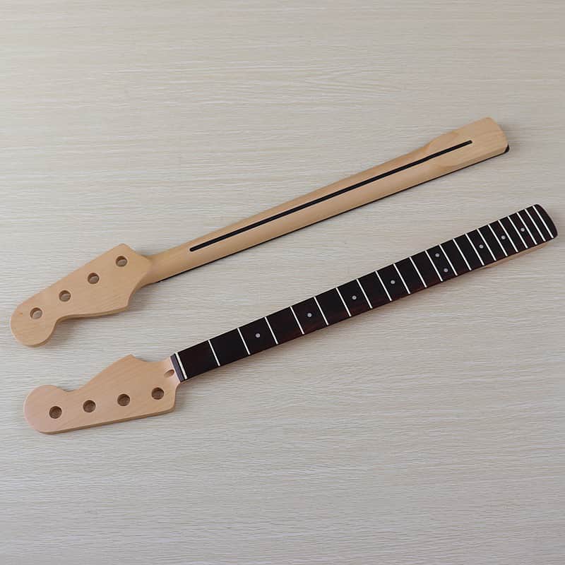 4 String Bass Guitar Neck Canada Maple Wood,21-fret image 1