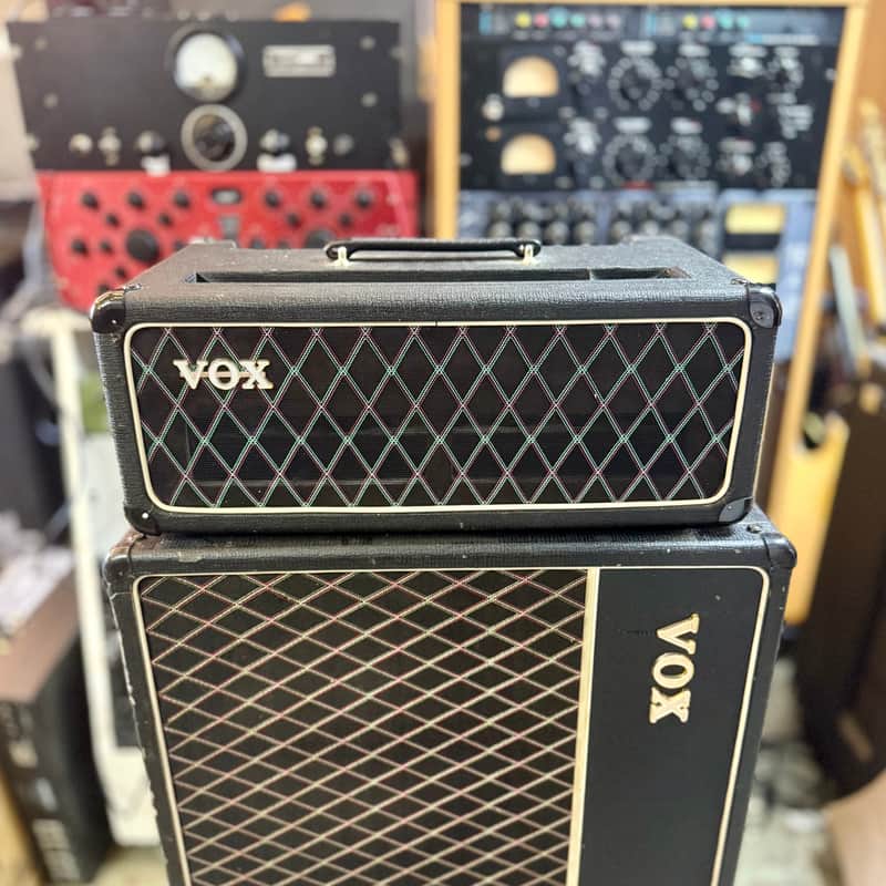 JMI Vox AC-100 guitar/ bass amplifier c 1965 Grey panel original vintage uk England Beatles image 1