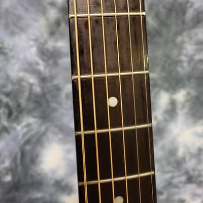 2000 Takamine Jasmine S-45 SK Acoustic Dreadnought Guitar Pro Setup New Strings Semi Hard Shell Case Bild 6