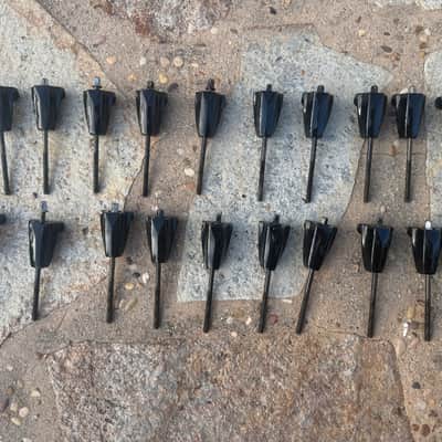 20x Pack World Max Die Cast Bass Drum Claw + tension rods – Black Nickel image 2