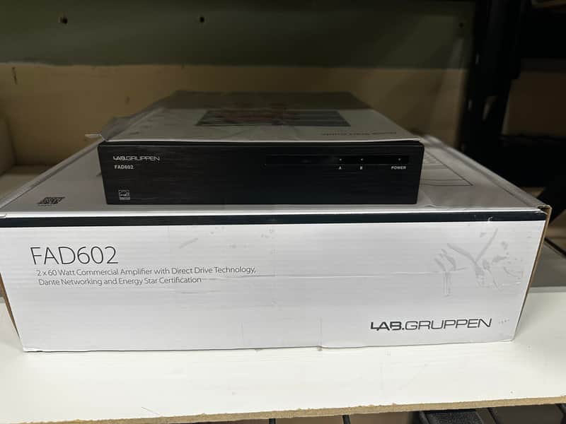 Lab Gruppen FAD602 2-Channel Power Amplifier – Energy Efficient Install Series Amp - Excellent Condition image 1