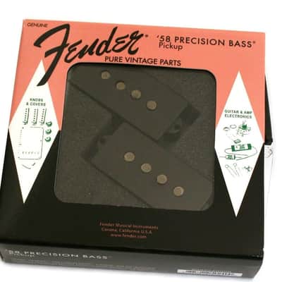 Fender USA '58 Pure Vintage P Precision Bass Pickup Set 099-2240-000 image 1