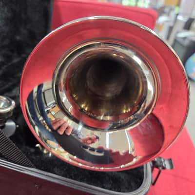 E. F. Durand PT-700N Pocket Trumpet with Case - Nickel image 7