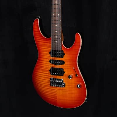 Open Box Demo Suhr Modern Plus in Fireburst with Pau Ferro Fingerboard image 4