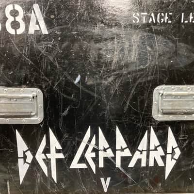 Def Leppard Logo, Tour Used Case Panel Wall Hanging "S8A" "Stage Left" (#17) image 3