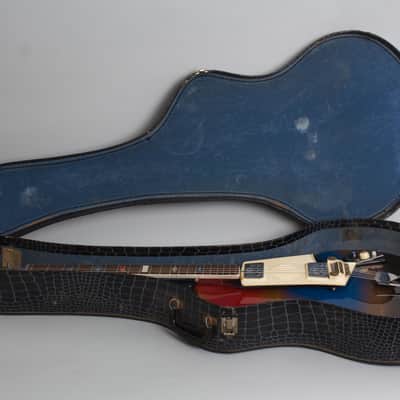 Wandre  Avalon Rock Oval Solid Body Electric Guitar,  c. 1963, original chipboard soft shell case. image 10