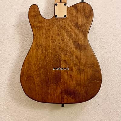 Partscaster Tele 2 Piece Alder Body One Piece Maple Neck Made with High End Parts 2026 - Walnut image 14
