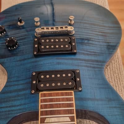 Gibson Les Paul Standard Double Cutaway Plus 2001 - 2006 - Trans Blue image 3
