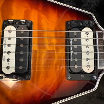 Dean V Select Floyd Quilt Maple Trans Brazilia image 4