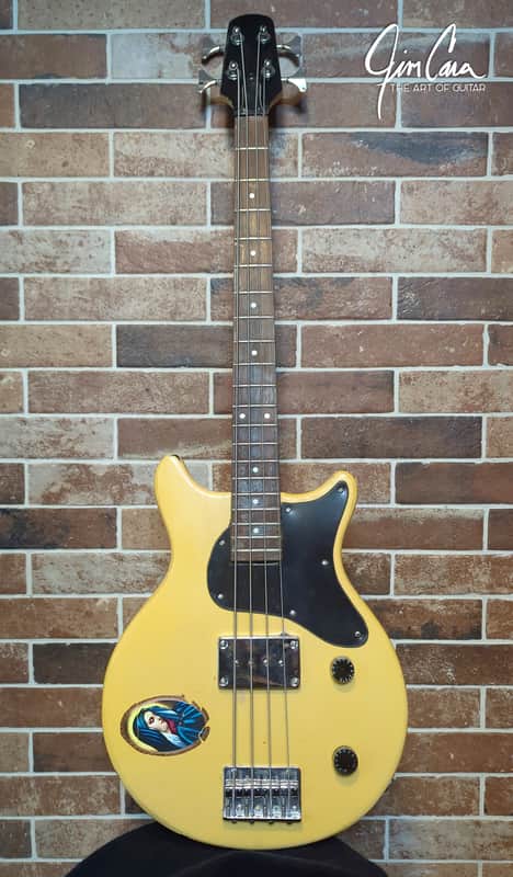 Hamer Bass  Jim Cara Conversion Johnny Thunders Double Cutaway Junior Clone Bass 30"scale 11k Stack Humbucker Model 1 Clone  MONSTER TONE Bild 1
