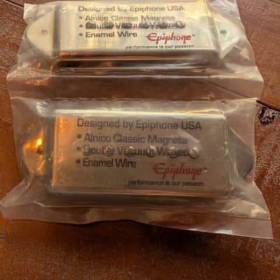 Epiphone BHC P90 Chrome Covered Pickups Un-Opened Package Never Used image 3