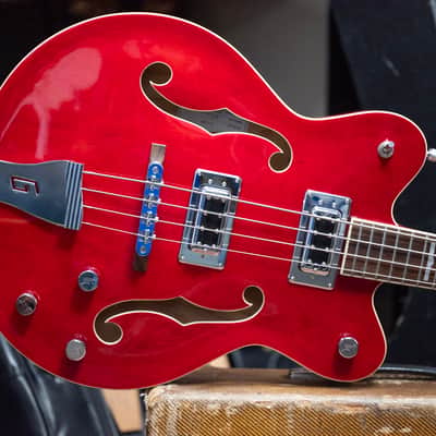 2012 Gretsch G5442BDC Double Cut Electromatic Bass - in Red image 1