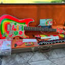 Fender Artist Series George Harrison Rocky Stratocaster 2022 - Sonic Blue / Custom Art