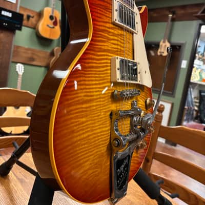 2004 Gibson Custom Shop Historic Collection '59 Les Paul Standard Flametop Reissue Heritage Cherry Sunburst R9 image 7
