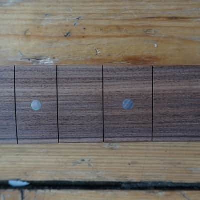 Custom Inlaid reverse head Pau Ferro Walnut custom guitar neck left fits stratocaster rare 2021 ligh image 3