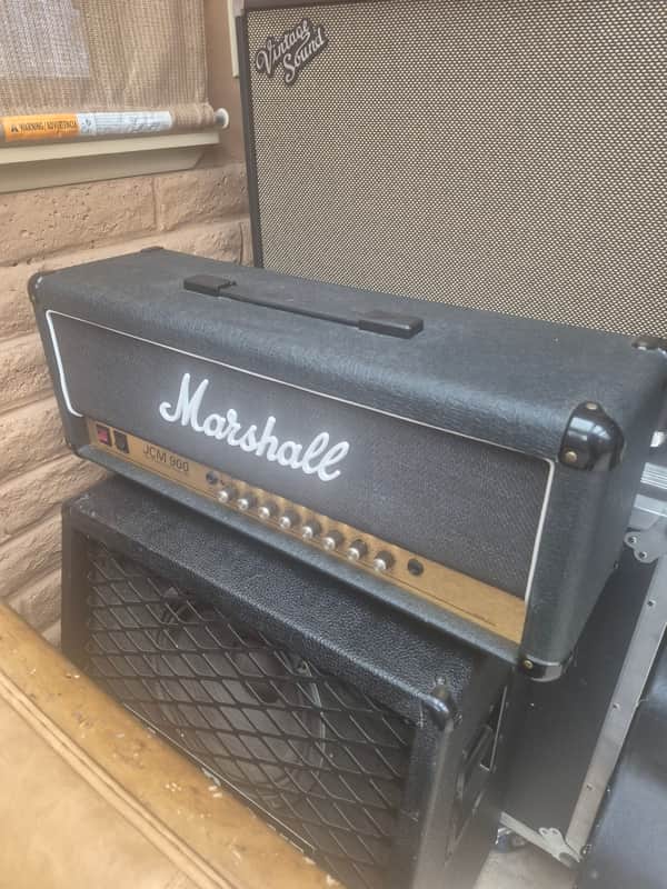 Marshall JCM 900 Model 2500 SL-X 50-Watt Hi Gain Master Volume Head 1990s - Black image 1
