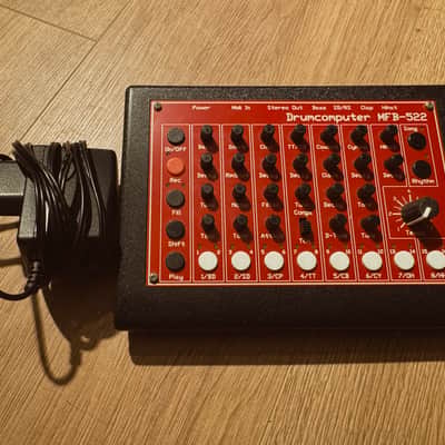 MFB 522 2010s - Analog Drum Machine - Red - 808 Clone image 2