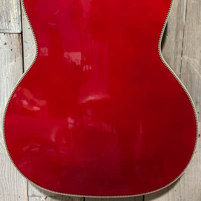 Kay K161 Thin Twin By Roger Fritz-Limited Reissue, Cherry Sunburst, Includes The Deluxe Kay Tuxedo Case & Pro Setup ! image 11