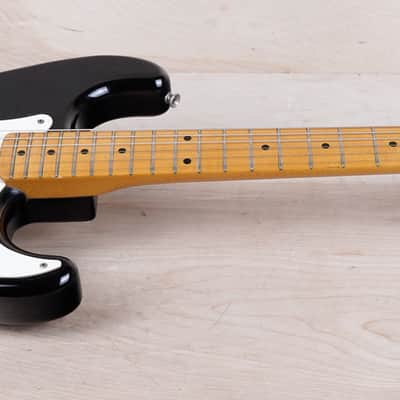 Fender ST57-70 Stratocaster '57 Reissue MIJ 1993 Black USA Vintage Pickups Made in Japan Fujigen w/ Bag image 2