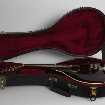 Gibson  Style A Snakehead Carved Top Mandolin (1925), ser. #77389, black tolex hard shell case. image 10