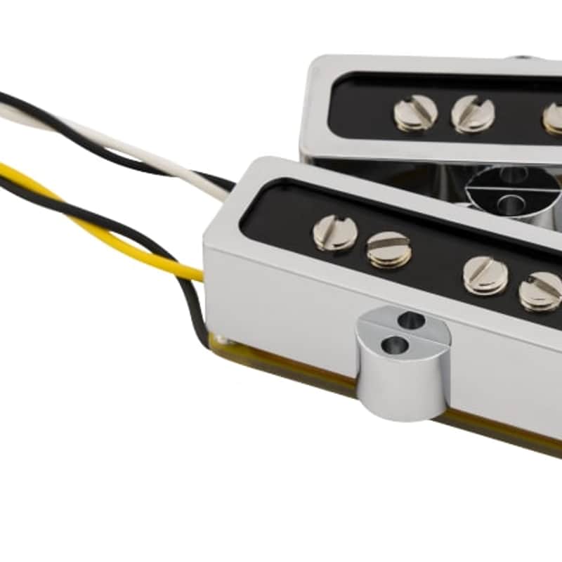 Photos - Guitar Fender New  Cobalt Chrome Jazz Bass Pickup Set Cobalt 