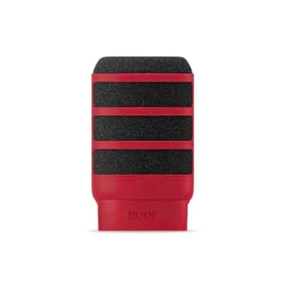 RODE WS14 Pop Filter for PodMic (Red) image 1