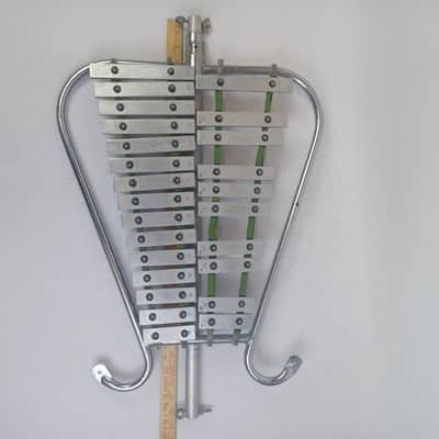 Jenco A440 2-Octave Glockenspiel 25-Bar Decatur ILL USA Marching Bell Lyra Lyre image 11