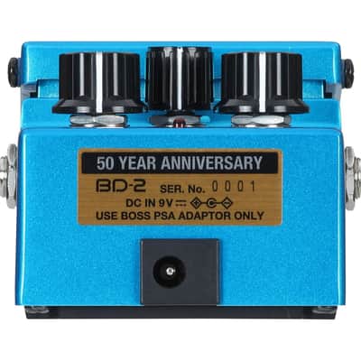 Boss 50th Anniversary Pedal Set - BD-2 Blues Driver / SD-1 Super Overdrive / DS-1 Distortion image 11