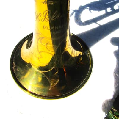 Blessing Super Artist Trumpet, 1952, Gold Lacquer, Case, Super Clean image 4
